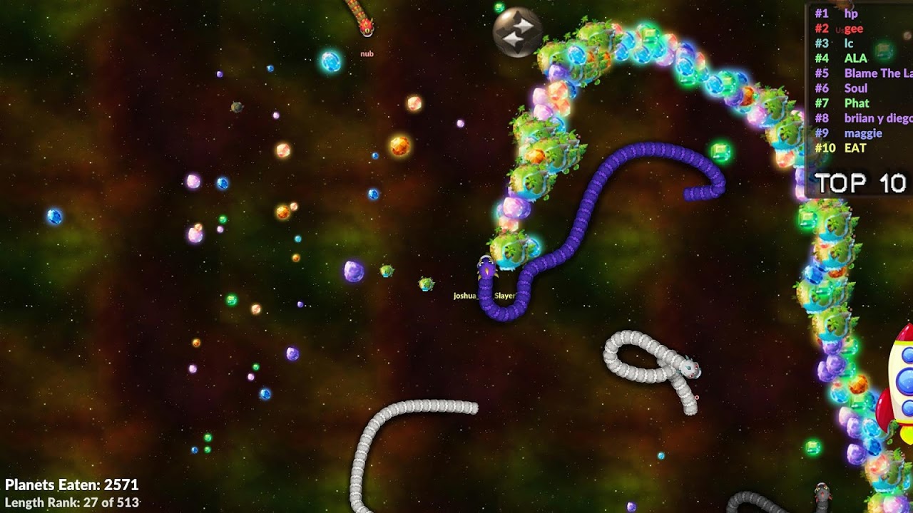 Space Slither Worm::Appstore for Android