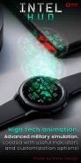 INTEL HUD animated watch face screenshot 4