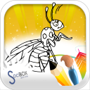Insects Coloring Book Icon