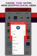 Web Browser: All Social Media Shopping & News App screenshot 3