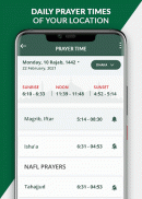 Muslim+ أوقات الصلاة ، القرآن، القبلة، دوا، تسبيح screenshot 3