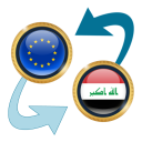 Euro x Iraqi Dinar Icon