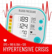 Registros de pressão arterial screenshot 0