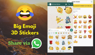 3D Emoji Stickers for WhatsApp: Smiley Stickers screenshot 4