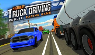 Highway Truck Racer: Game Mengemudi Truk Tanpa screenshot 7