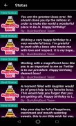 Birthday Wishes for Boss, Greeting Card & Messages screenshot 3