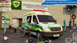 Hospital Game Emergency Van 3D screenshot 6