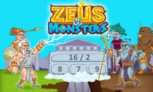 Jeux de maths Zeus vs monstres screenshot 7