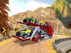 Permainan truk Trailer Transporter kendaraan screenshot 9