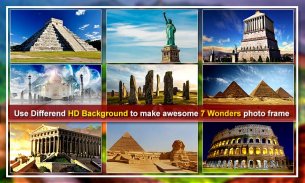 7 Wonder Photo Frame : Wonders Of The World Editor screenshot 2