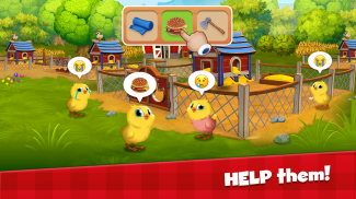 Happy Town Farm: เกมทำฟาร์มฟรี screenshot 3