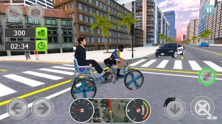 BMX Cycle Games - Taxi Games screenshot 2