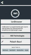 ionBrowser - World's Fastest Lightest Web Browsers screenshot 1