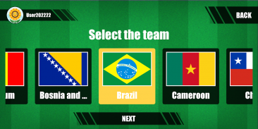 LG Button Soccer screenshot 1