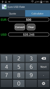 Euro / USD Rate screenshot 5