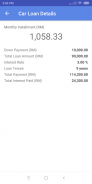 Car Loan Calculator (Malaysia) screenshot 0