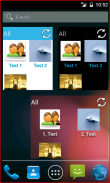 Contacts in a list widget screenshot 10