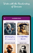 HandWriting Twórca czcionek screenshot 12