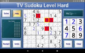 TV Sudoku: 4x4, 9x9 and 16x16 screenshot 20