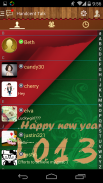 Handcent 6 Skin New Year2013 screenshot 6