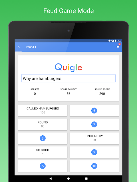 Quigle - Google Feud + Quiz - Download do APK para Android