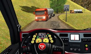 Oil Tanker Transporter Fuel Truck Condução Sim screenshot 5