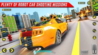 Lion Robot Car Transform Games: Robot Shooting screenshot 6