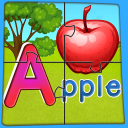 ABC Jigsaw Puzzle & flashcard : Kids Game Icon