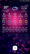 Aplikasi Prakiraan Cuaca Neon screenshot 1