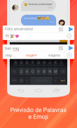 Simeji Keyboard– Emoji, GIFs screenshot 1