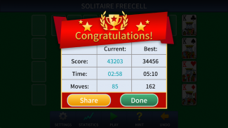 FreeCell Solitaire Classic screenshot 3