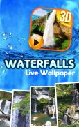 Wasserfall Töne Hintergrund screenshot 12