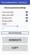 PasswordRandomize - Генератор паролей screenshot 0