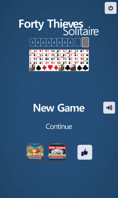 Solitaire Forty Thieves