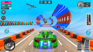 Superhero Car Games: Mega Ramp screenshot 1