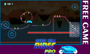 Neon Hill Rider Pro - Neon hill rider pro racing screenshot 0
