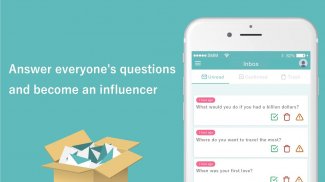 Questionbox - A messaging app screenshot 1