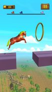 Course de Cheval Amusante Jeux de Licorne 3D screenshot 1