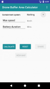 Drone Buffer Area Calculator screenshot 2