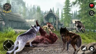 Wild Animal Wolf Game screenshot 1