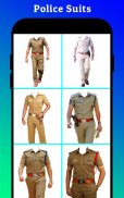 Men police suit photo editor screenshot 4