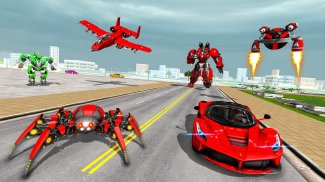 Spider Robot Game: Space Robot Transform Wars screenshot 1