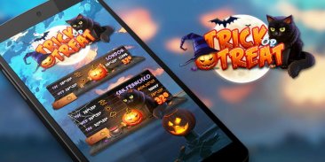 Trick or Treat GO Weather Widget Theme screenshot 2