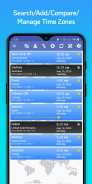 Time Zone Converter - World Time Zones Clock screenshot 3