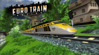 Евро Train Racing 3D screenshot 1
