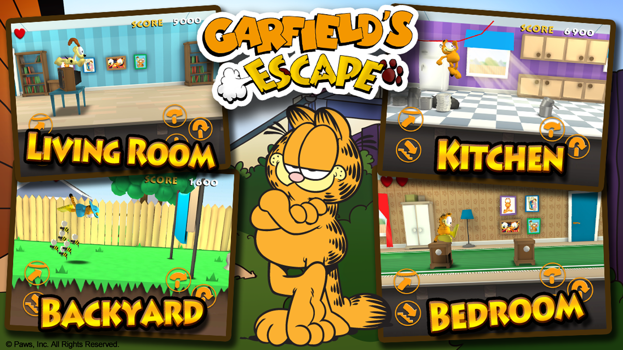 Garfield Fuga Do Hotel Muncie Conectados de graça sobre NAJOX.com