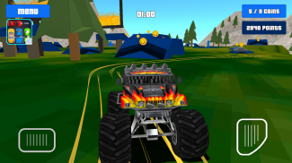 Baby Monster Truck Hot Racing screenshot 7
