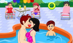 Casual Swimming Pool Kissing screenshot 7