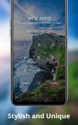 Sea cliff natural scenery theme | earth sky fresh screenshot 0