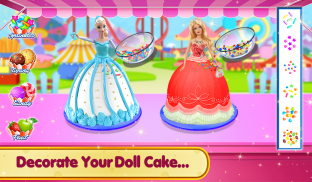 Doll Ice Cream Cake Baking screenshot 5